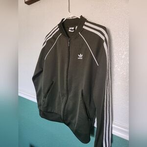 Adidas Olive‎ Green Track Jacket Size Small Womens
